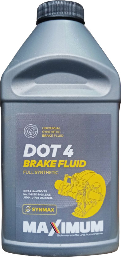 Гальмівна рідина MAXIMUM DOT 4 0,5 л (4260714331159)